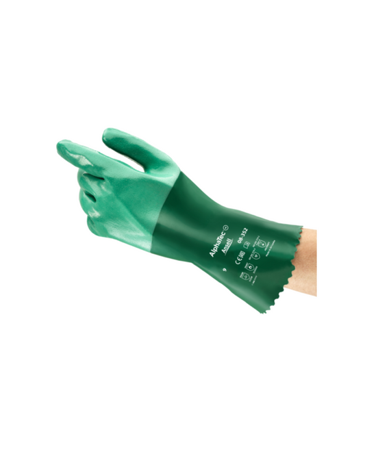 Ansell Alphatec Neoprene Work Gloves, 08-352, Size 9