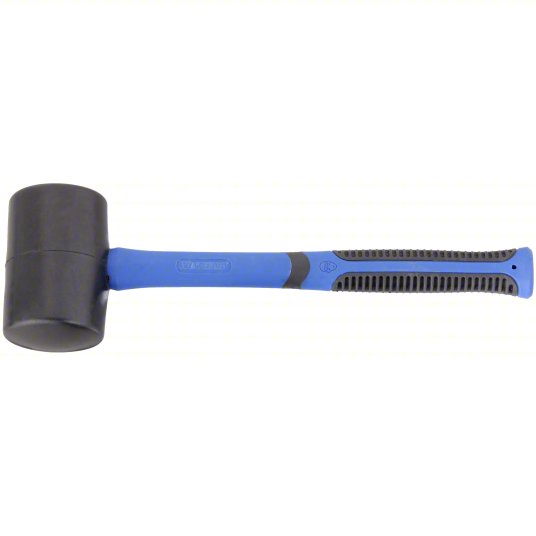 Rubber Mallet, 2lb Head w/ Fiberglass Handle