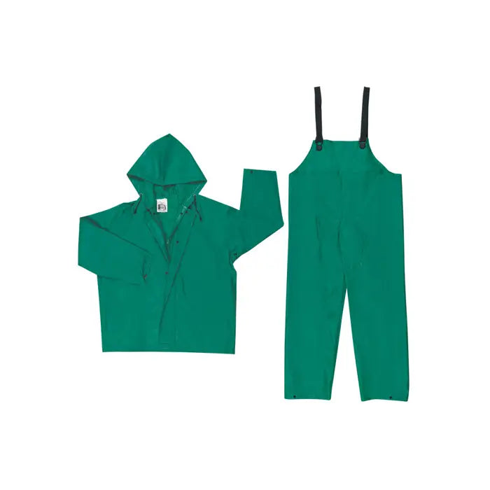 Green Chemical Suit, Glove Safe GA8-FR42