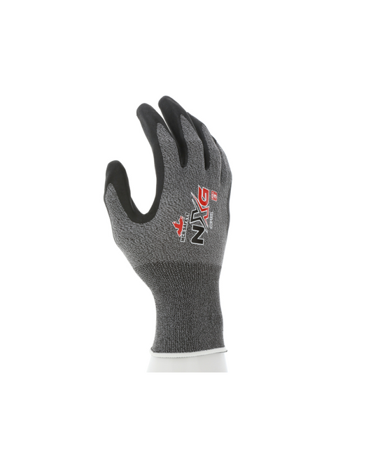 15 Gauge Nylon Work Gloves with Nitrile Foam Palm, MCR Safety 96715