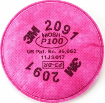 3M Particulate Filter, P100, 2091