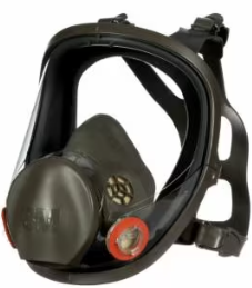 3M Full Face Reusable Respirator, 6000 Series