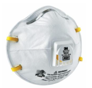 3M N95 Particulate Respirator, Dust Mask WITH VALVE, 8210V