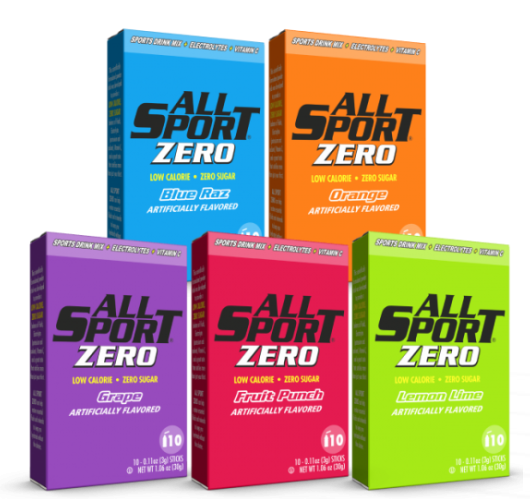 All Sport Zero Drink Mix, Variety, 50/PK, 41115