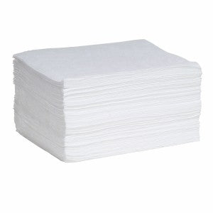 Oil Only Sorbent Pads, 16"x16", 100/Bale