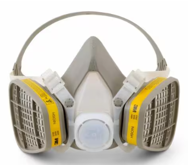 3M Half Face Disposable Respirator, Organic Vapor/Acid Gas, Medium