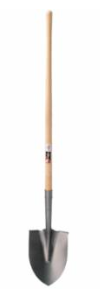 Round Point Blade Shovel, Ash Handle, True Temper, 1554300