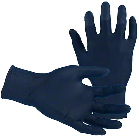 Disposable Nitrile Gloves, 5.5mil, Black