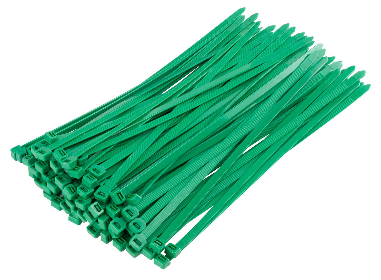 General Purpose Cable Tie, 50lb. 7.6", Green