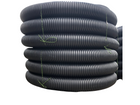 HDPE Corrugated Pipe, Black, 6"X100'