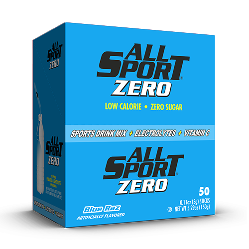 Allsport Zero Drink Mix, Blue Raz, 50/BX, 1122521