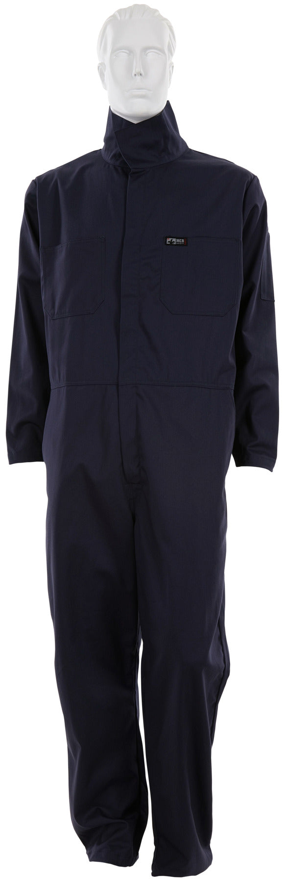 Flame Resistant (FR) Coveralls, 7oz, Navy Blue 100% Cotton Material