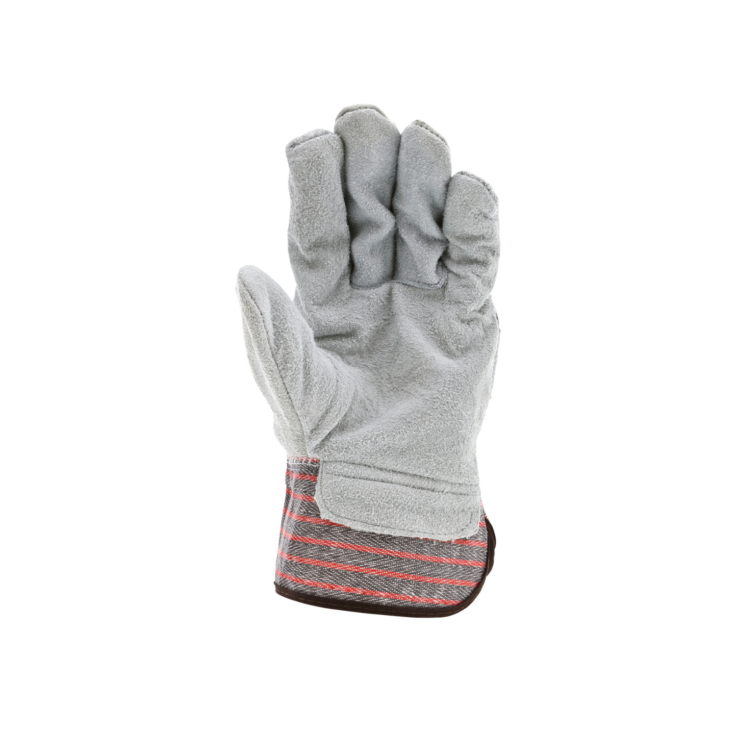 Leather Palm Work Gloves, D Grade Split Leather with 2.5" Safety Cuff, MCR Safety