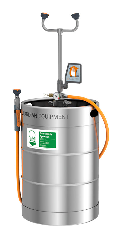 Portable Eyewash Station, Keg Style Drench Hose, Guardian Equipment G1562