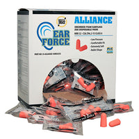 Ear Plugs, Foam, Cordless, Alliance, 100/PR per Bx, NRR32, Bullet Shape