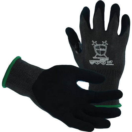 18 Guage Cut Resistant Glove, A6, ABR 4, PUN 2, Thumb Webbing