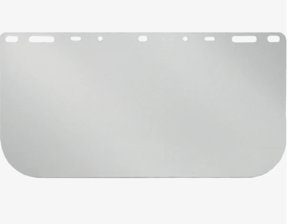 Face shield, Clear, High Impact PETG, Z87+