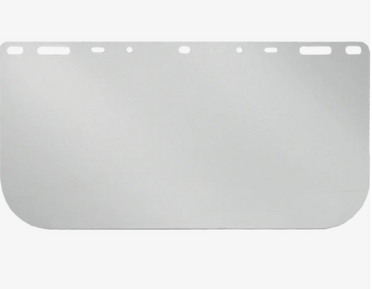 Face shield, Clear, High Impact PETG, Z87+